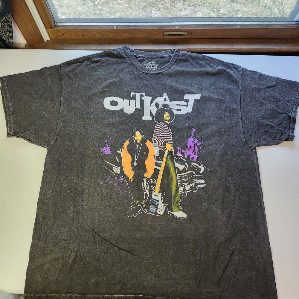 OUTKAST GRAPHIC T-SHIRT MEN' SIZE 1X RAP HIP HOP R&B 100% Cotton